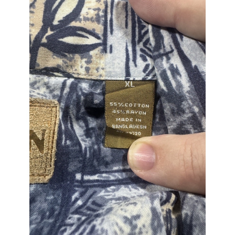 Magellan Sportswear Men's Short Sleeve Button Up Hawaiian Shirt Size XL - Picture 6 of 6